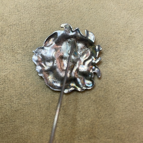 Vintage Silver tone Woman Stick Pin - Picture 3 of 5